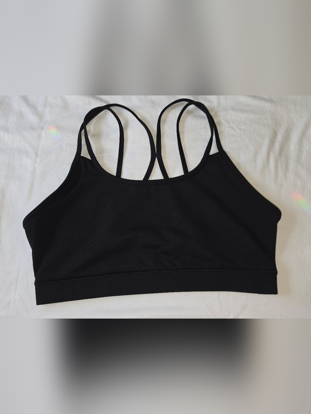 GAIAM Black Double-Strap Sports Bralette